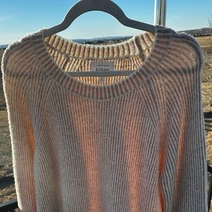 Bohme Beige Ribbed Women's Sweater